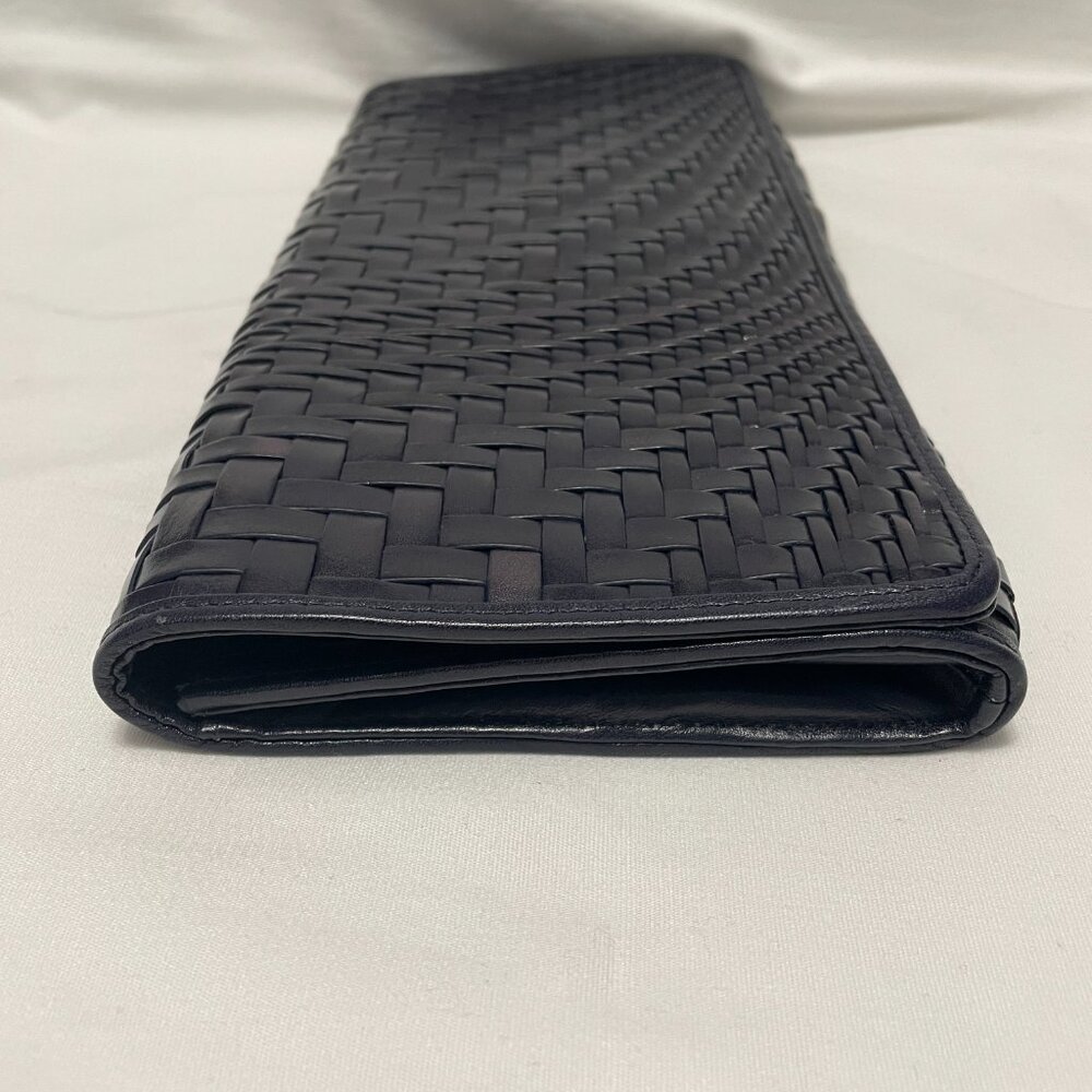 Cole Haan Clutch Womens Blue Leather New with Small Damage - Picture 5 of 6